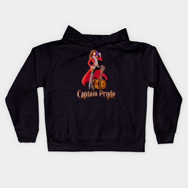 Captain Kate Pryde Variant Kids Hoodie by sergetowers80